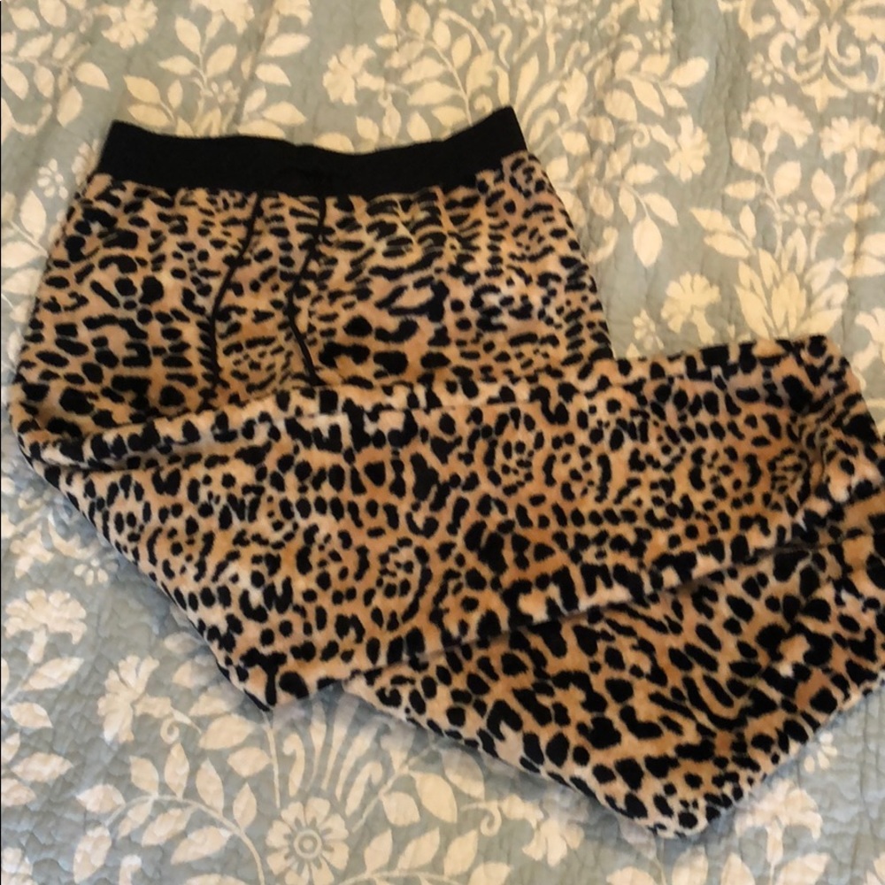 Betsey Johnson Leopard Joggers Sweats